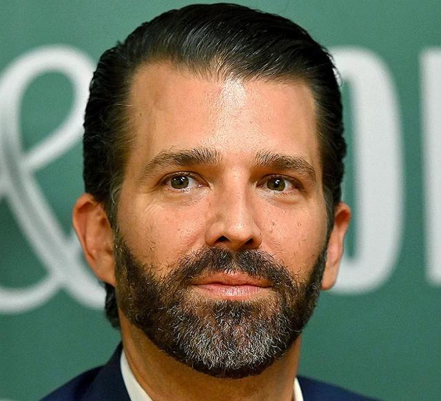 The hairline of Donald Trump Jr.