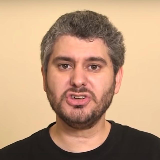 The hairline of Ethan Klein