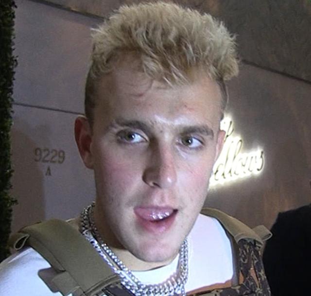 The hairline of Jake Paul