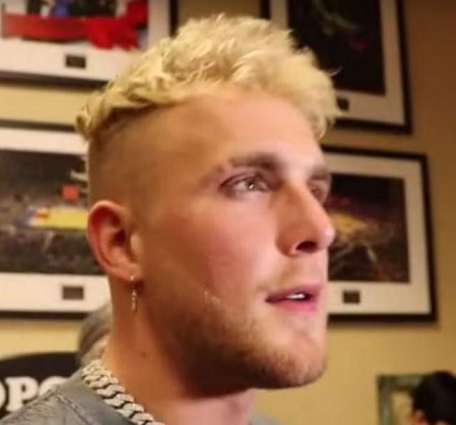 The hairline of Jake Paul