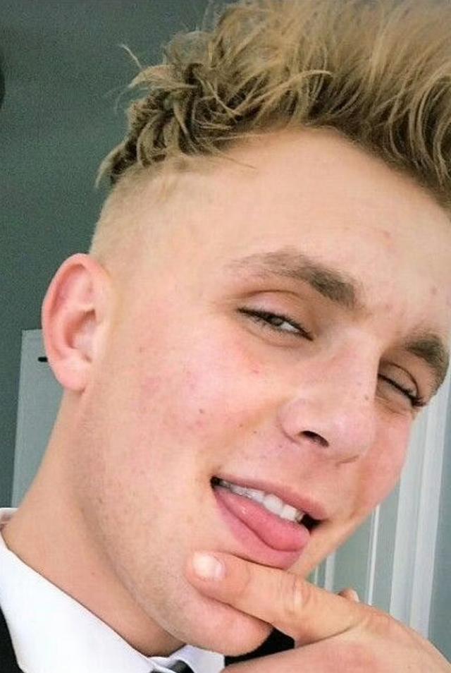 The hairline of Jake Paul
