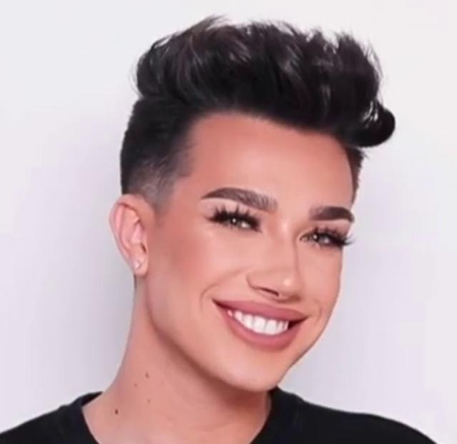 The hairline of James Charles