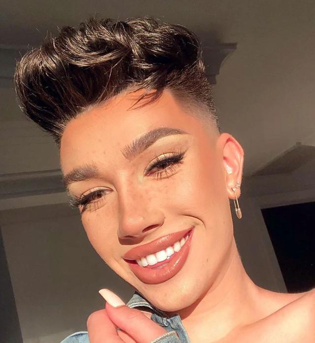 The hairline of James Charles