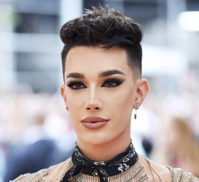 The hairline of James Charles