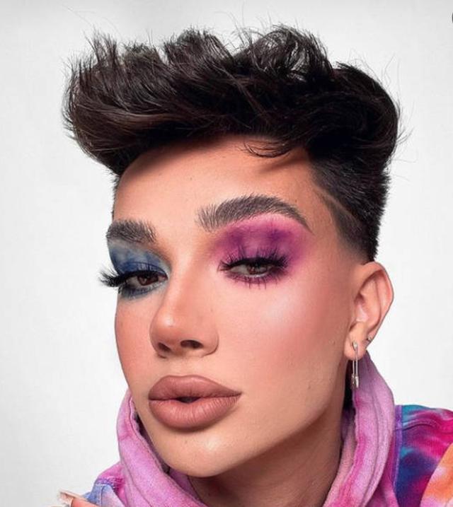 The hairline of James Charles