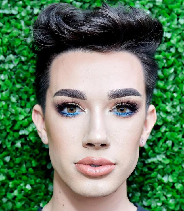 The hairline of James Charles