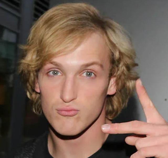 The hairline of Logan Paul